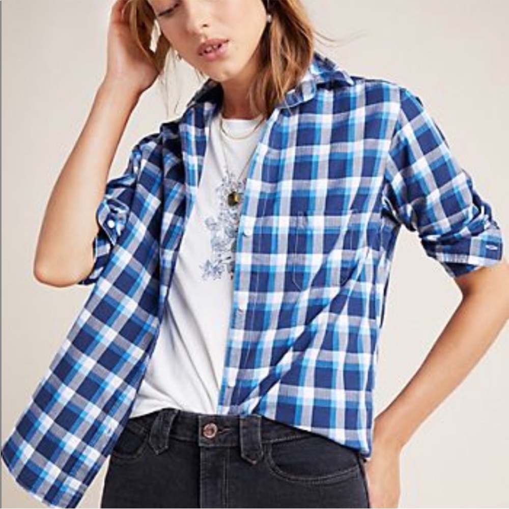 Grayson The Hero Button-Up Button Down Shirt Blue… - image 2